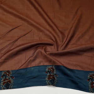 Brown - Bhagalpuri Linen Cotton Blouse Piece