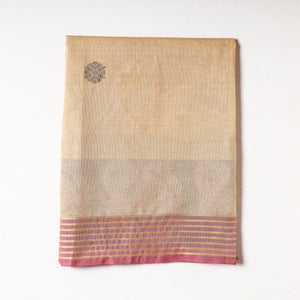 Beige - Kanchipuram Cotton Precut Fabric (1.45 Meter)