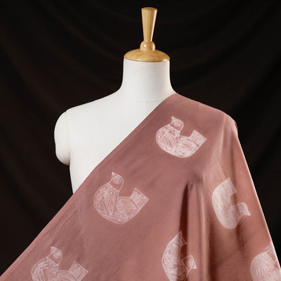 Brown - Nui Shibori Tie-Dye Cotton Fabric