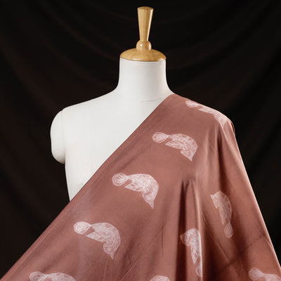 Brown - Nui Shibori Tie-Dye Cotton Fabric