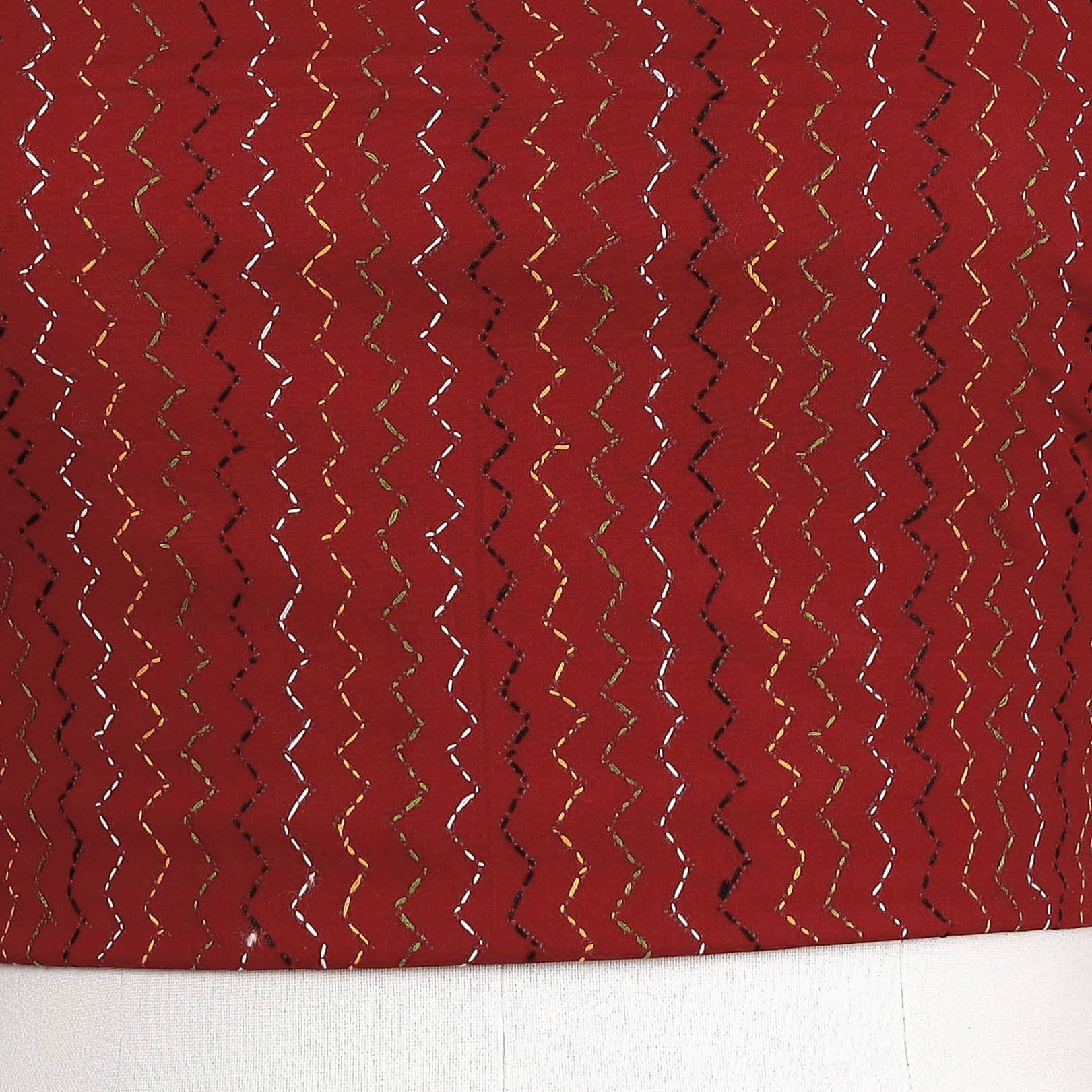 Bengal Kantha Embroidery Pure Cotton Blouse Piece