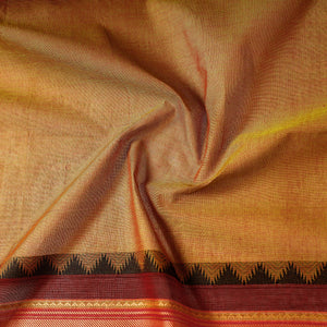 Brown - Kanchipuram Cotton Precut Fabric (1 Meter)