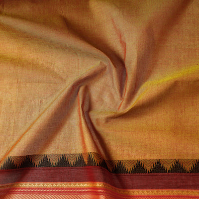 Brown - Kanchipuram Cotton Precut Fabric (1 Meter)