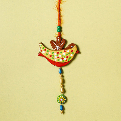 Bird - Bishnupur Handpainted Terracotta Wall Hanging