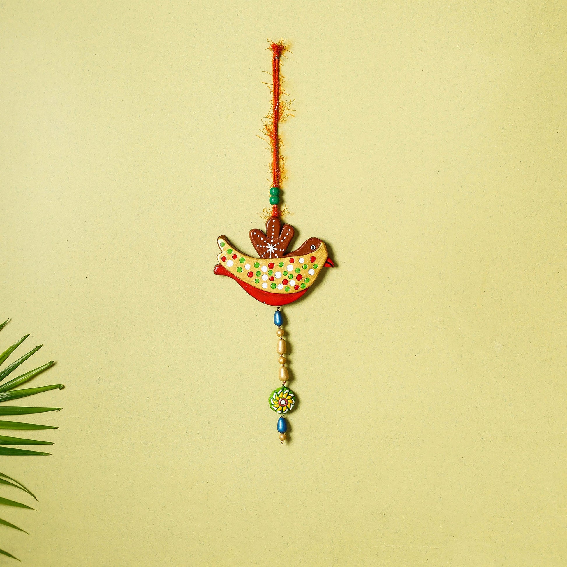 Bird - Bishnupur Handpainted Terracotta Wall Hanging