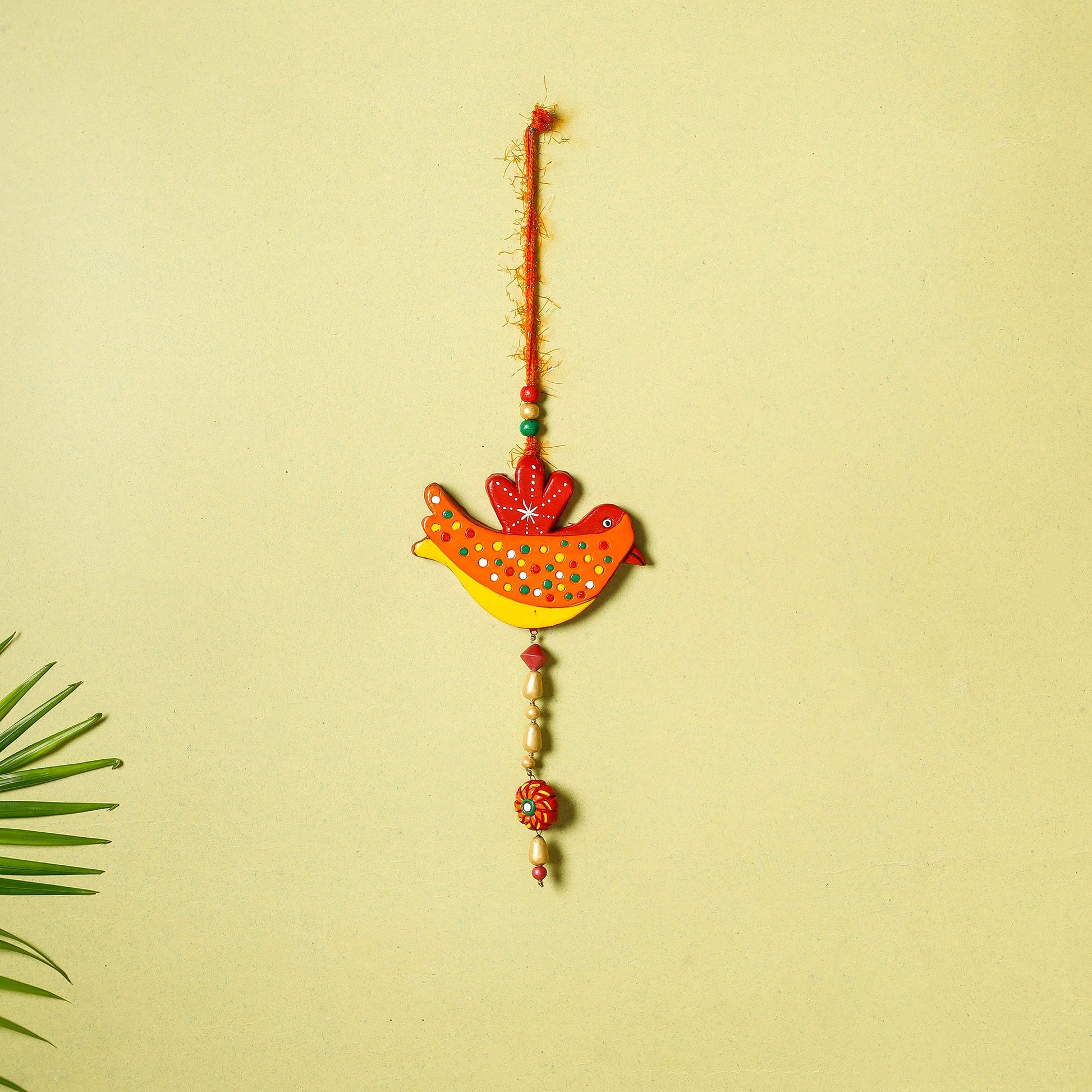Bird - Bishnupur Handpainted Terracotta Wall Hanging