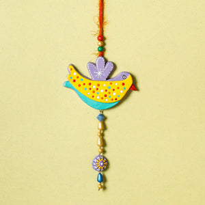 Bird - Bishnupur Handpainted Terracotta Wall Hanging