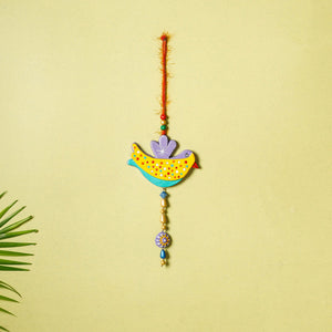 Bird - Bishnupur Handpainted Terracotta Wall Hanging