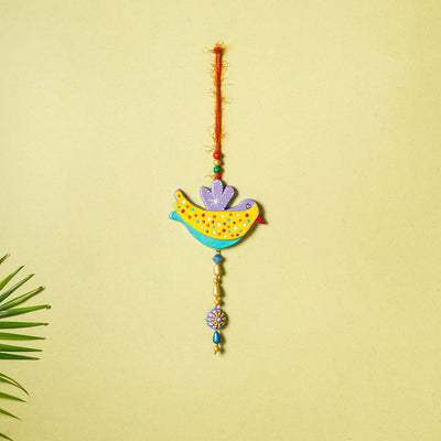 Bird - Bishnupur Handpainted Terracotta Wall Hanging