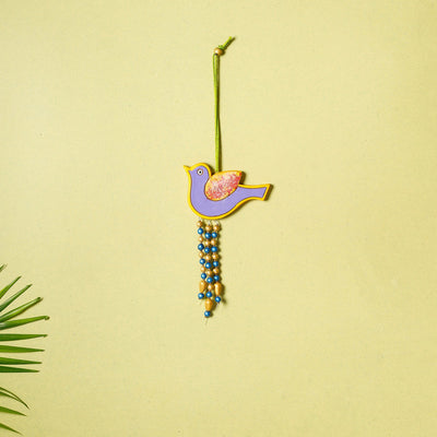 Bird - Bishnupur Handpainted Terracotta Wall Hanging