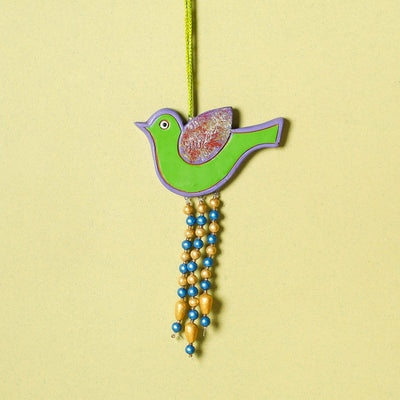 Bird - Bishnupur Handpainted Terracotta Wall Hanging