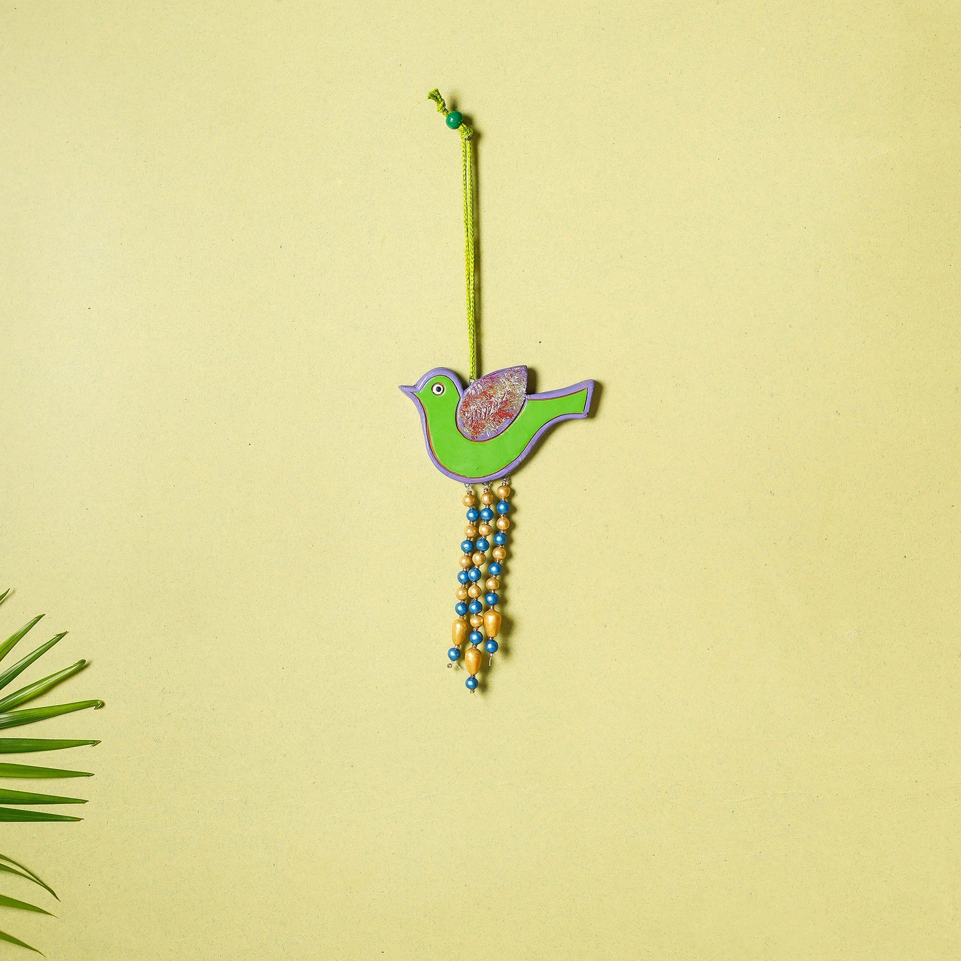 Bird - Bishnupur Handpainted Terracotta Wall Hanging