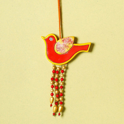 Bird - Bishnupur Handpainted Terracotta Wall Hanging