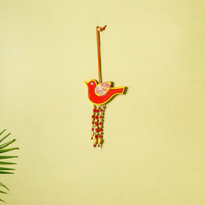 Bird - Bishnupur Handpainted Terracotta Wall Hanging