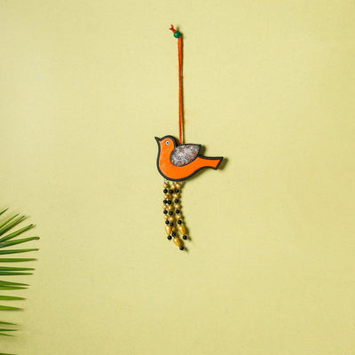 Bird - Bishnupur Handpainted Terracotta Wall Hanging