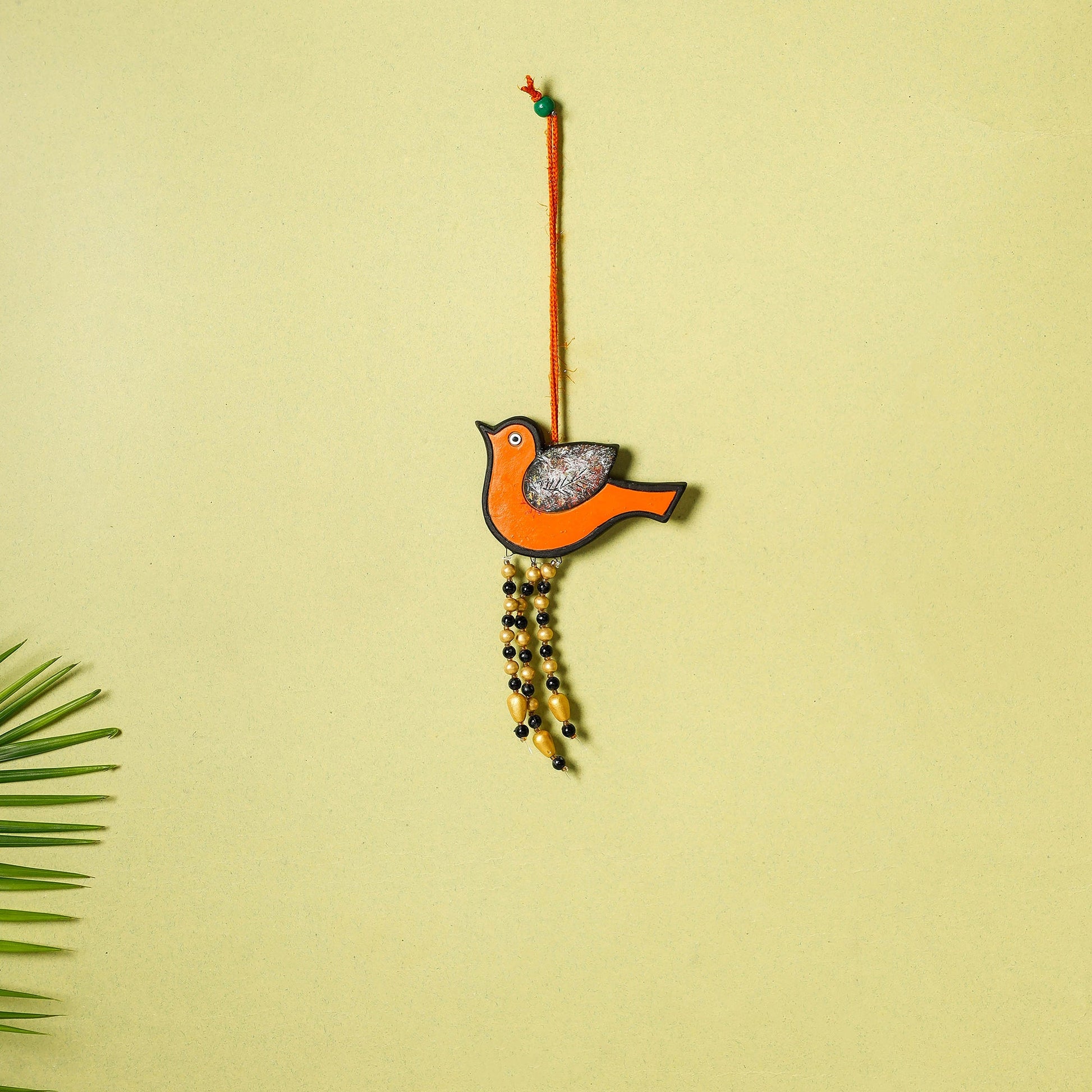 Bird - Bishnupur Handpainted Terracotta Wall Hanging