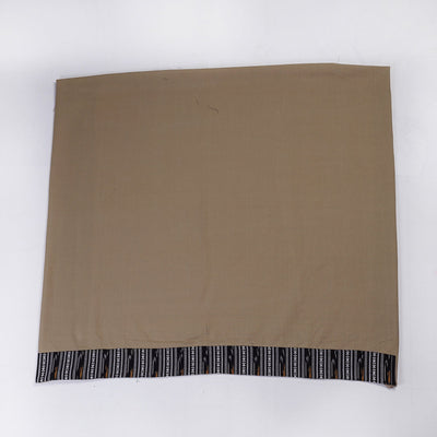 Brown - Jhiri Handloom Cotton Blouse Piece 87