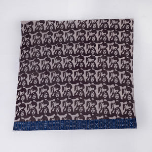 Brown - Rangoli Bindaas Block Printing Cotton Blouse Piece