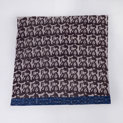 Brown - Rangoli Bindaas Block Printing Cotton Blouse Piece