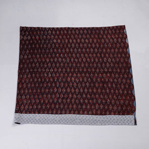 Brown - Rangoli Bagru Block Printing Chanderi Silk Blouse Piece