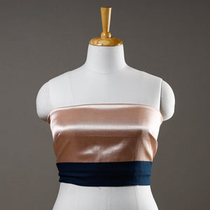 Brown - Plain Modal Silk Blouse Piece