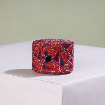 Bengal Kantha Work Handcrafted Bangle Box (Small)