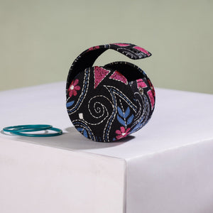 Bengal Kantha Work Handcrafted Bangle Box (Small)