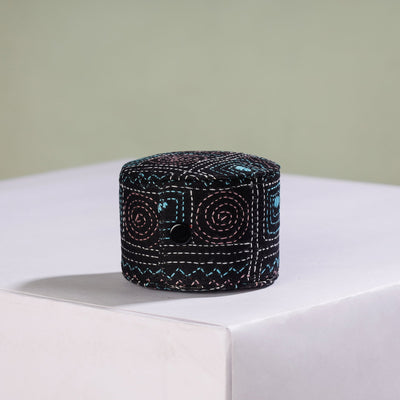 Bengal Kantha Work Handcrafted Bangle Box (Small)