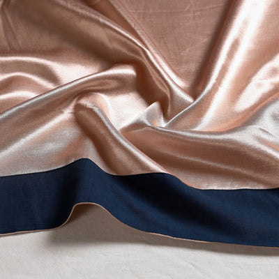 Brown - Plain Modal Silk Blouse Piece