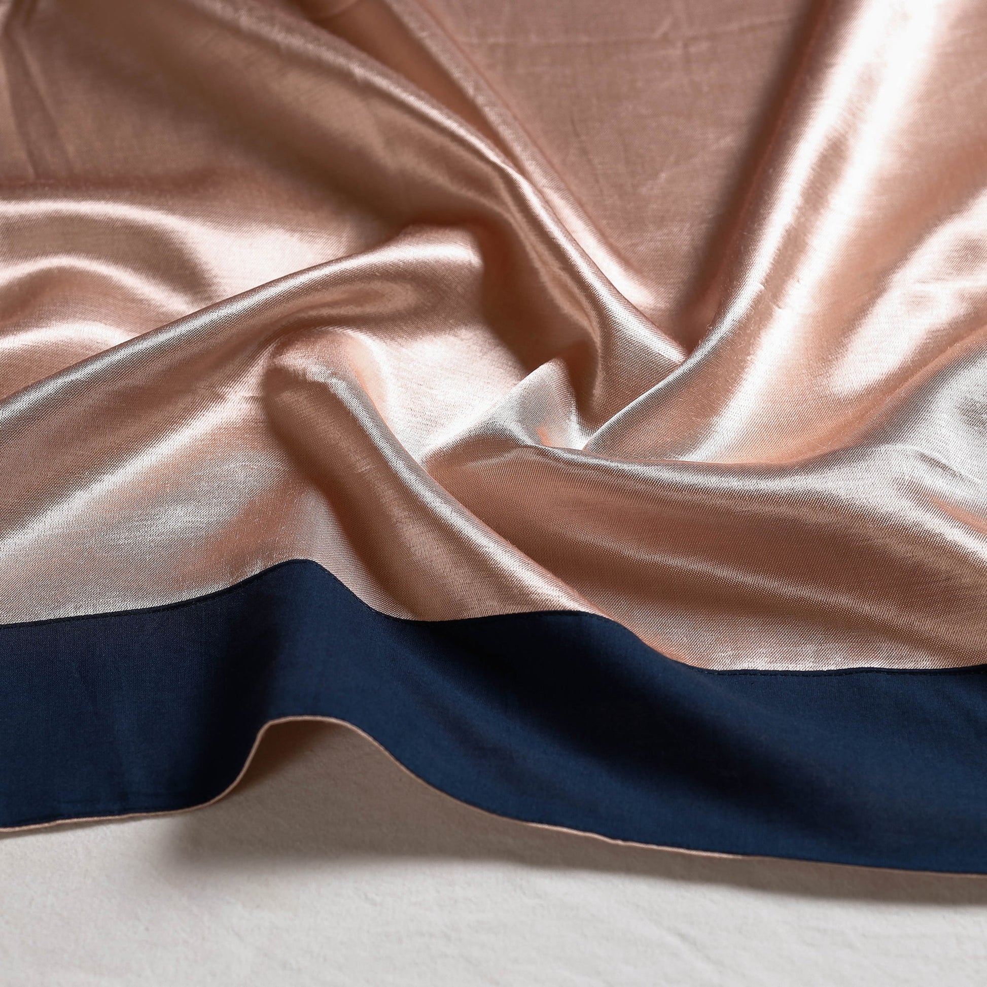 Brown - Plain Modal Silk Blouse Piece