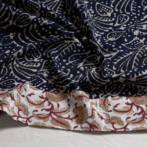 Blue - Hand Batik Printed Cotton Blouse Piece