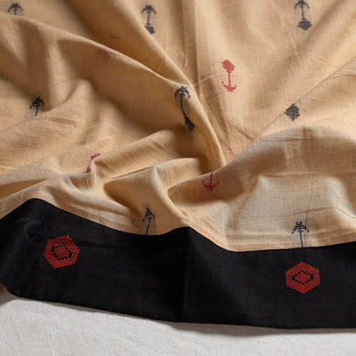 Beige - Jacquard Cotton Blouse Piece