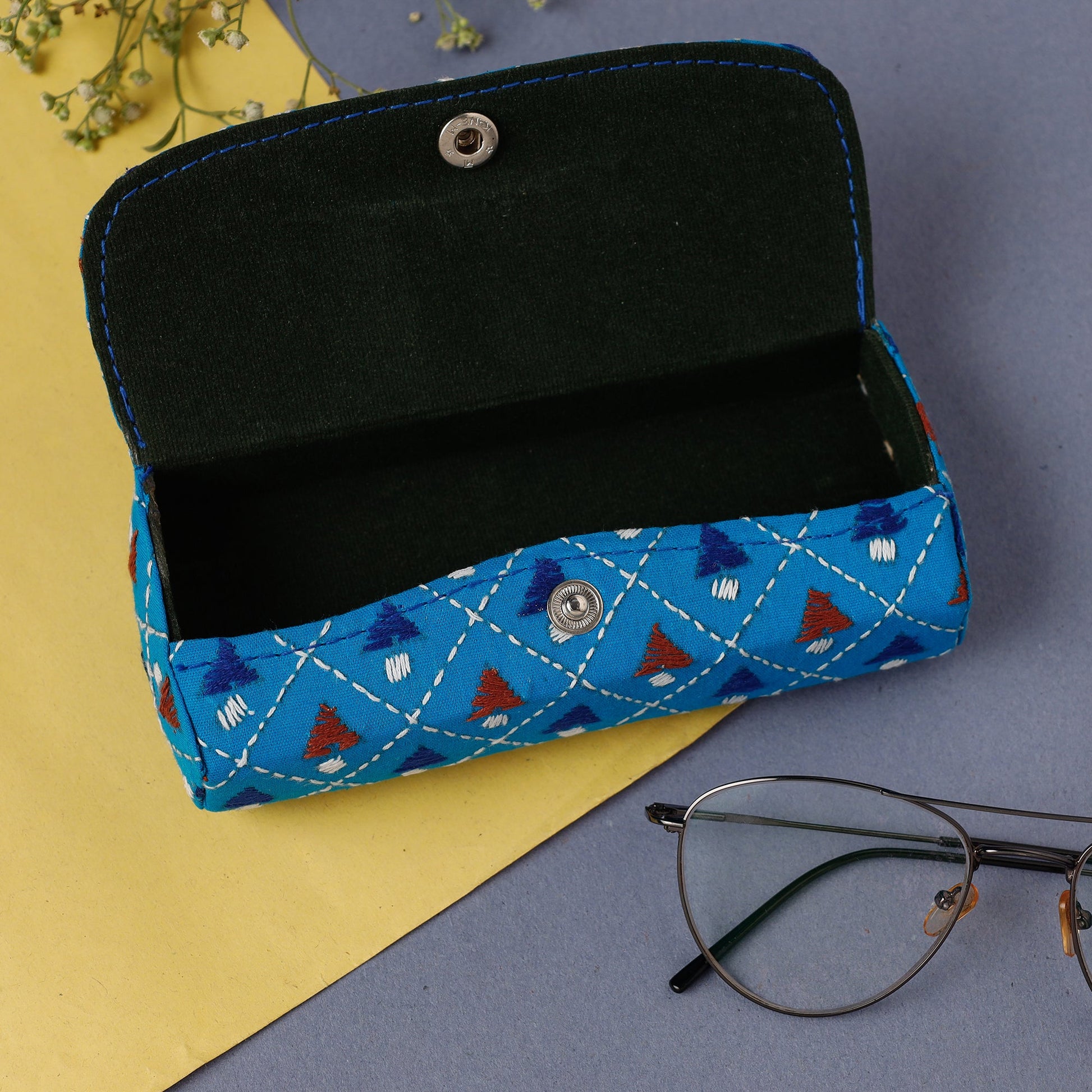 Bengal Kantha Work Handcrafted Spectacles Case