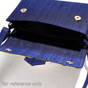 Brown - Handpainted Kalamkari Natural Dyed Ghicha Silk Sling Bag