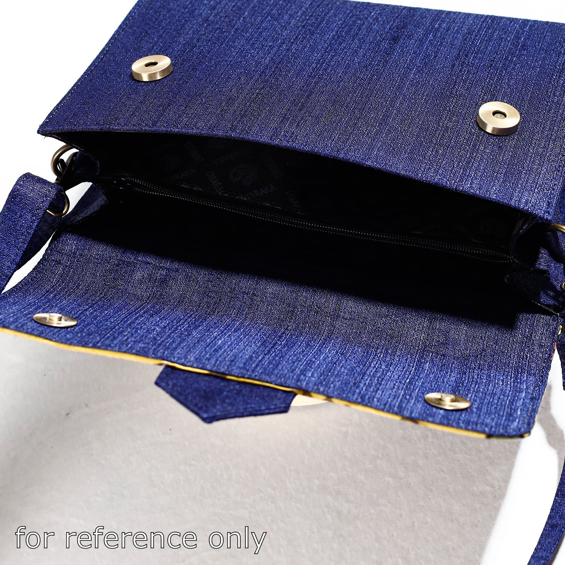 Brown - Handpainted Kalamkari Natural Dyed Ghicha Silk Sling Bag