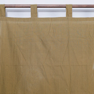 Brown - Jacquard Weave Cotton Window Curtain (5 x 3.5 Feet) (single piece)