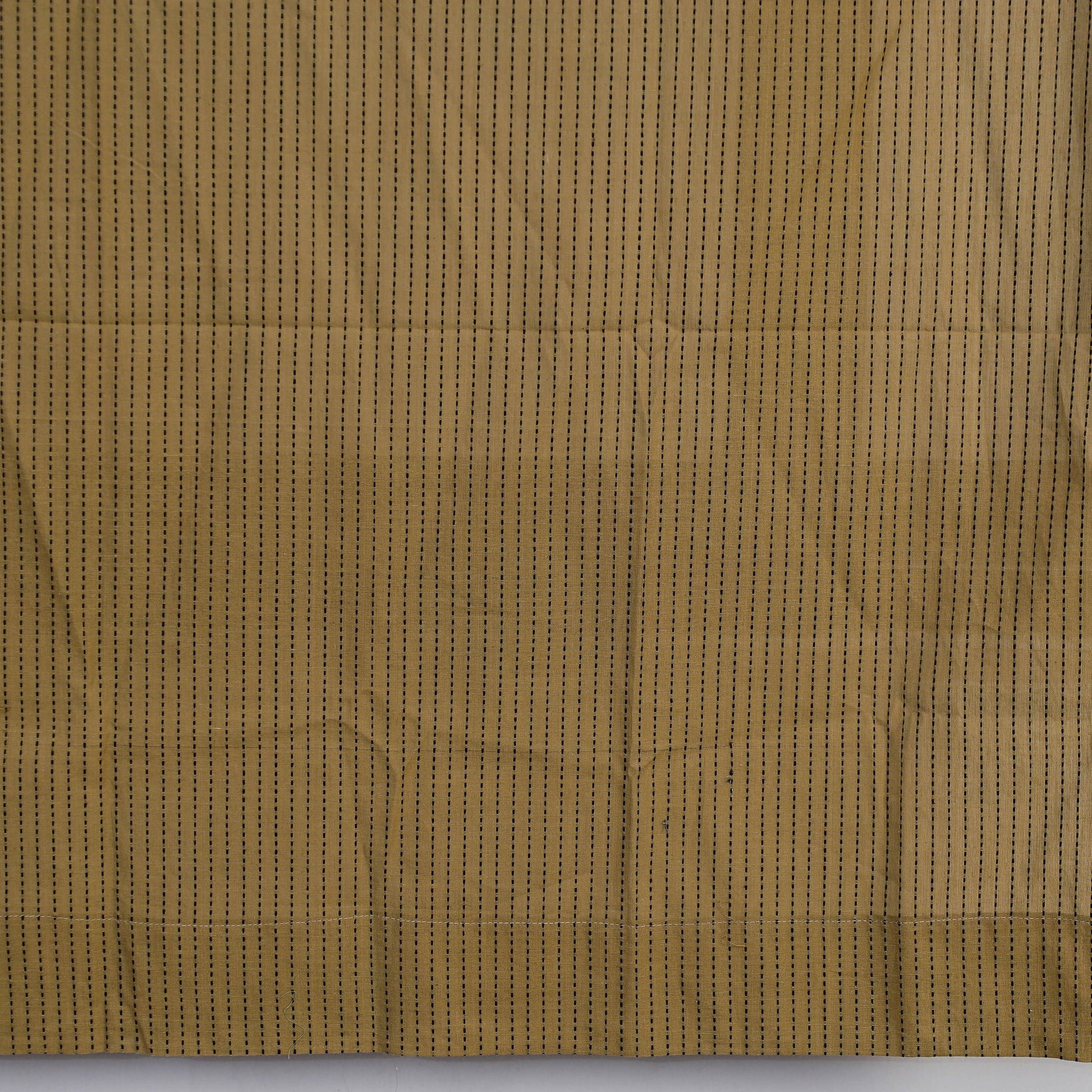 Brown - Jacquard Weave Cotton Window Curtain (5 x 3.5 Feet) (single piece)