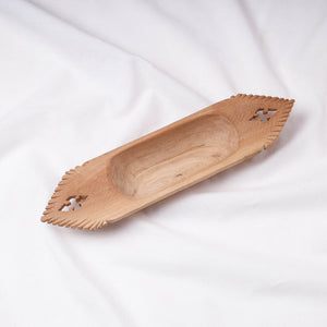 Brown - Handmade Udayagiri Wooden Fruit & Salad Bowl