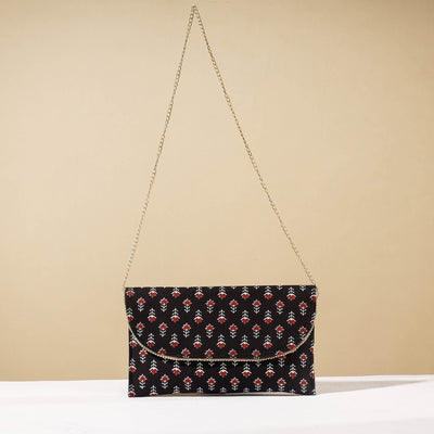 Black - Marudhara Printed Sling Clutch Wallet