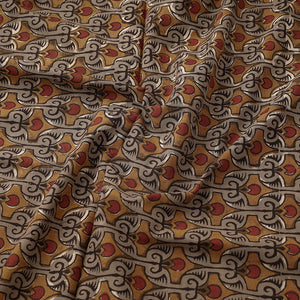 Brown - Dabu Bagru Block Print Cotton Fabric