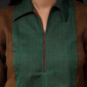 Brown - Kumaun Handwoven Straight Merino Woolen Kurta
