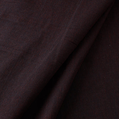 Black - Prewashed Fine Cotton Handloom Fabric