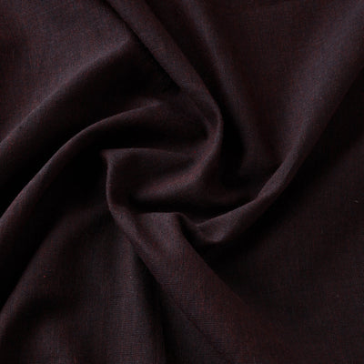 Black - Prewashed Fine Cotton Handloom Fabric