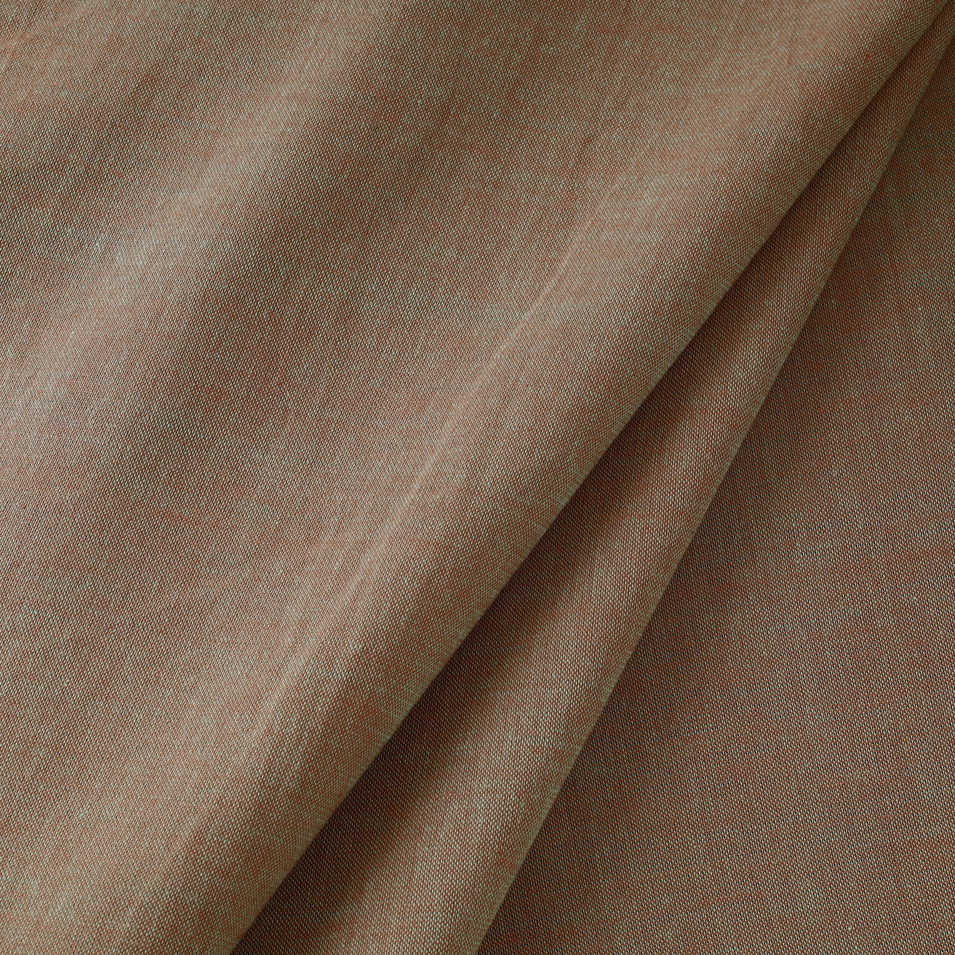 Brown - Prewashed Fine Cotton Handloom Fabric