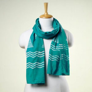 Blue - Hand Batik Printed Cotton Stole