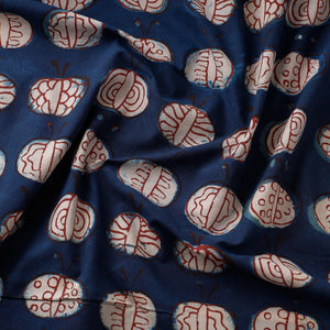 Blue - Bindaas Hand Block Printed Cotton Fabric