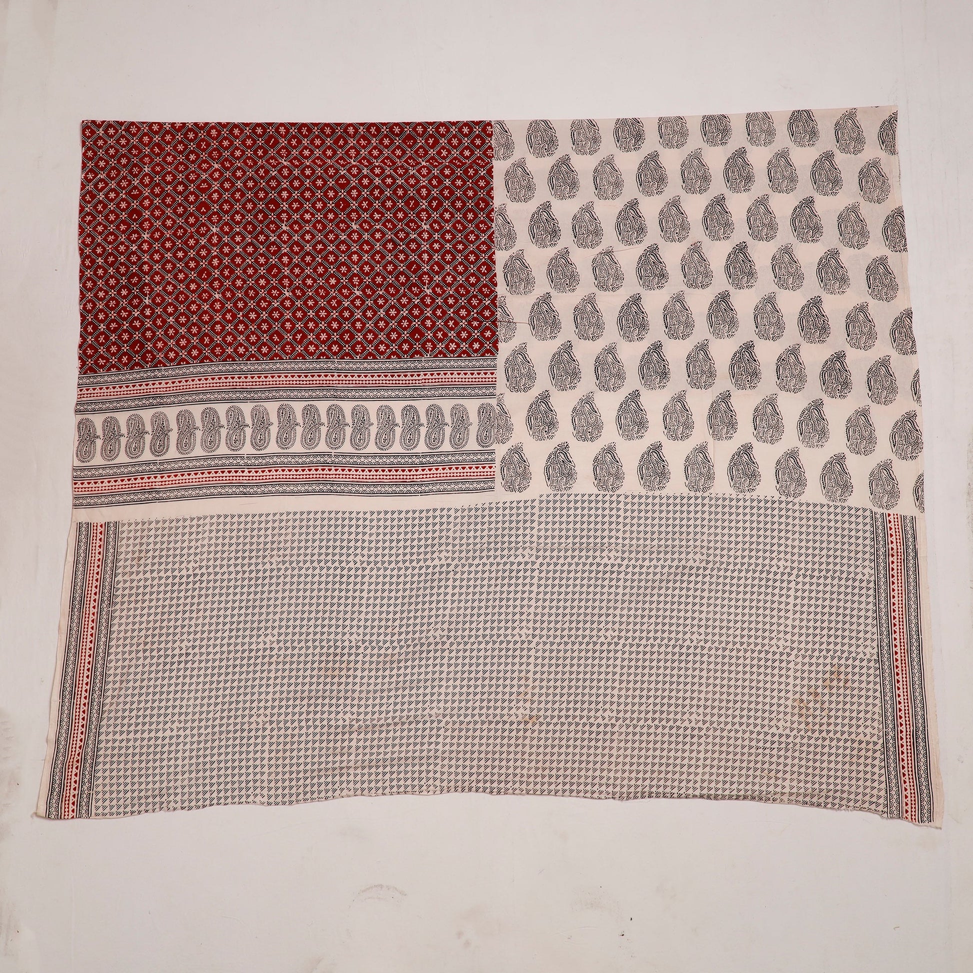 Bagh Block Printed Cotton Kurta Material - 2.5 Meter