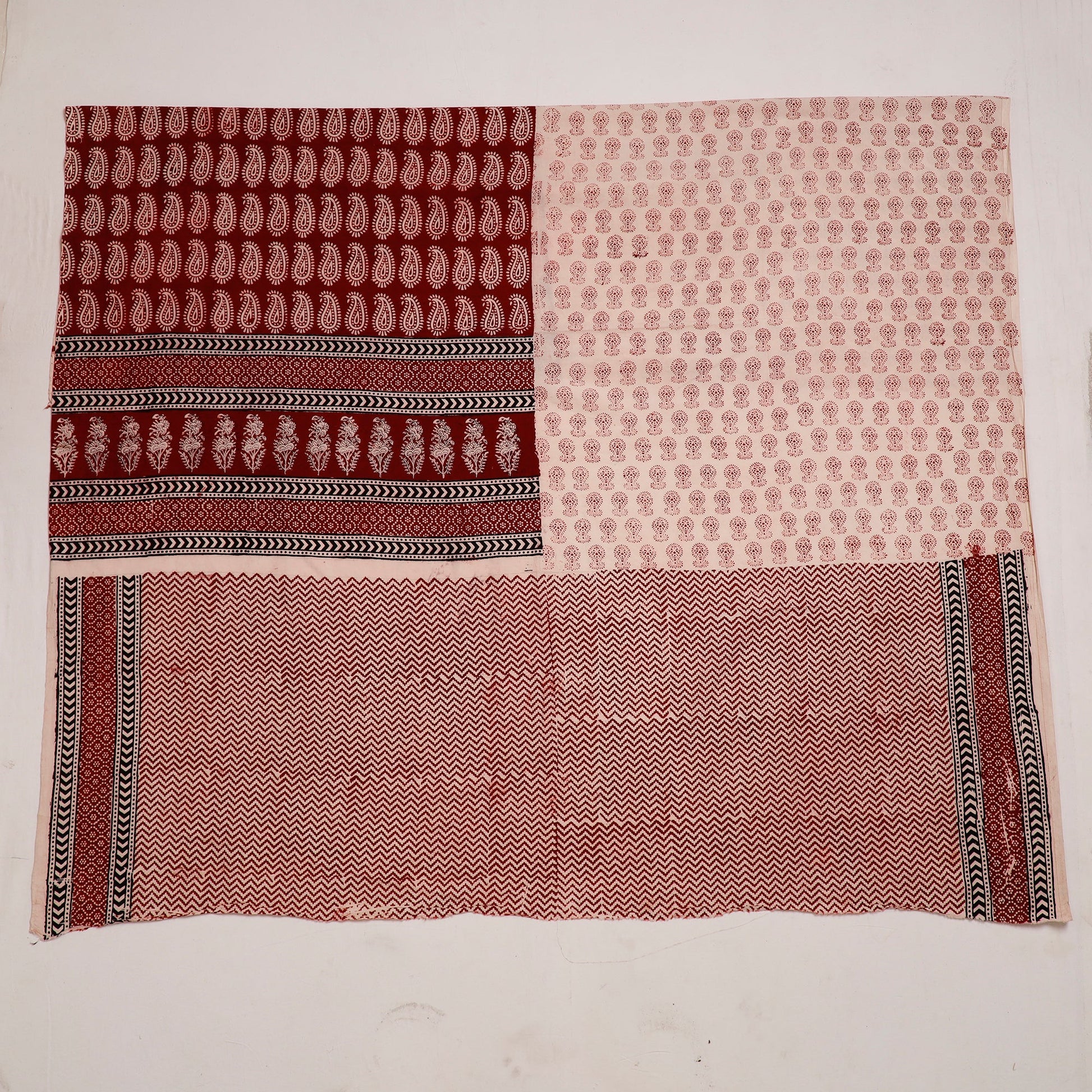 Bagh Block Printed Cotton Kurta Material - 2.5 Meter