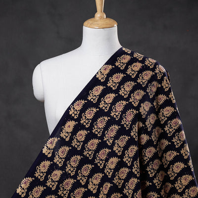Black - Hand Printed Cotton Batik Fabric