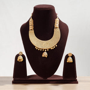 Bishnupur Handpainted Terracotta Necklace Set